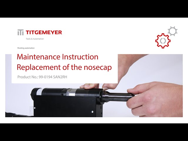 Maintenance video_SAN2RH_ Replacement of the nosecap