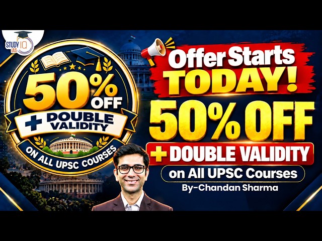 UPSC Courses 50 Percent Off and Double Validity 2026