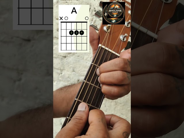 Learn how to play Amajor Chord on Guitar Lesson for Beginners|Beginners Guitar Tutorial Amajor Chord