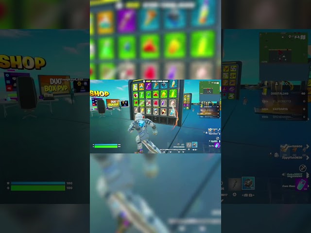 how to get the mythic gold fish in 1v1 with every gun