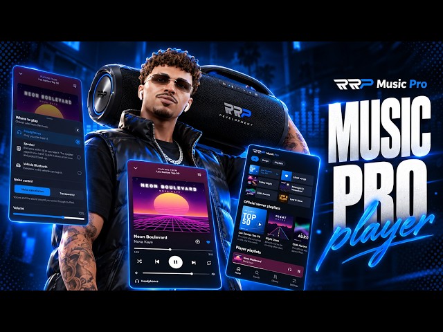 RRP Music Pro - Sistema Completo de Aplicativo de músicas para Fivem