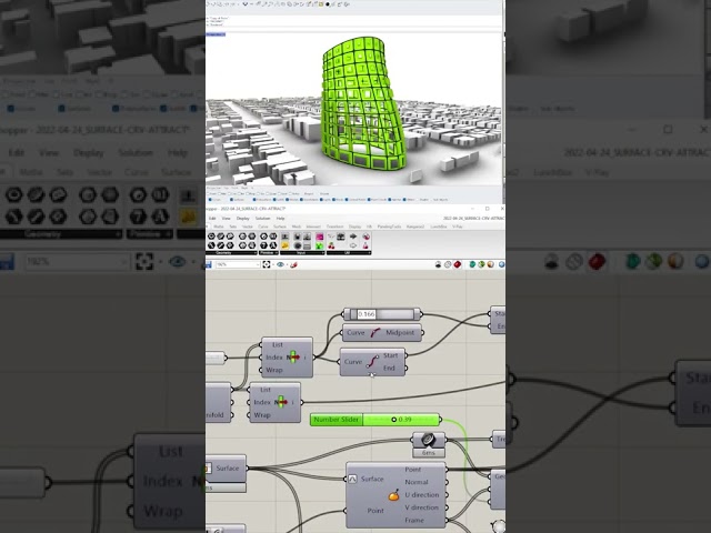 Parametric Architecture Grasshopper #rhino3d #3ddesigninrhino #parametricarchitecture  #grasshopper