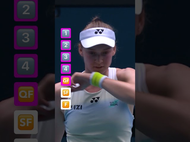 Every match point from Elena Rybakina on her way to the Australian Open title 🔥🇦🇺