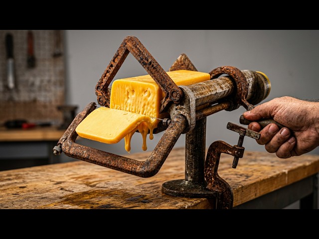 This Ancient Machine Cuts Cheese Better Than Modern Ones