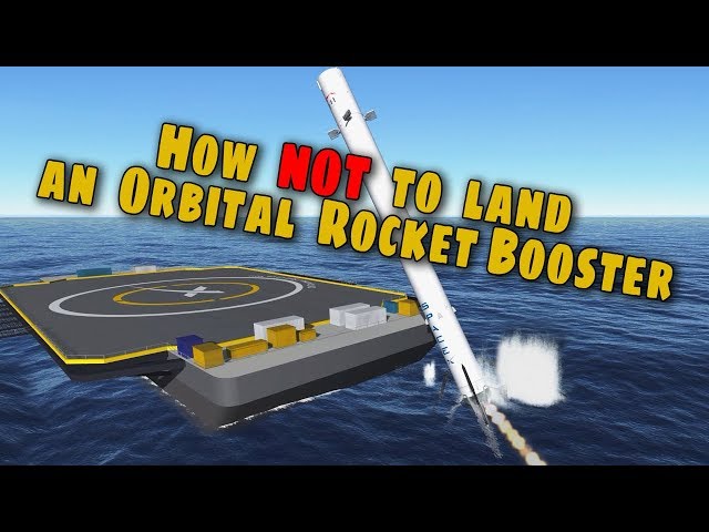 SpaceX Falcon Heavy - How Not to Land an Orbital Rocket Booster