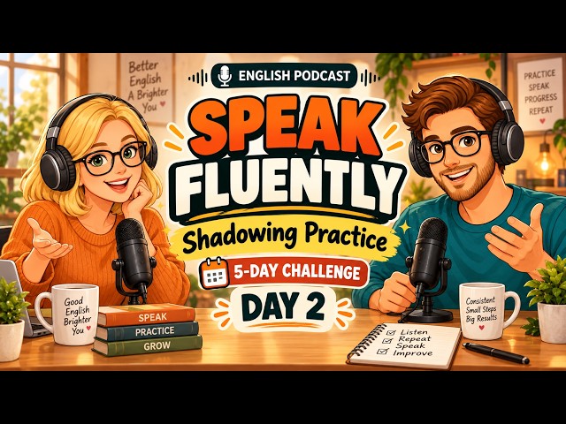 Shadowing English Speaking Practice | 5-Day English Speaking Challenge | Learn English