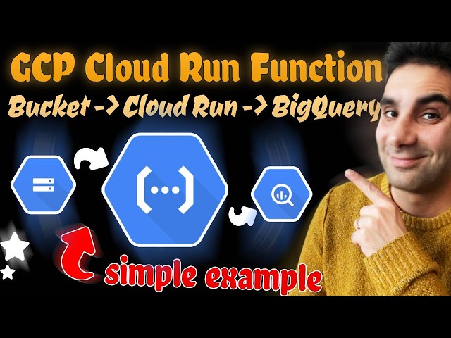Simple Example of GCP Cloud Run Function (to read data from bucket and load it into bigquery)