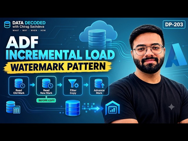 Azure Data Factory Incremental Load | Watermark Pattern Explained with Azure SQL