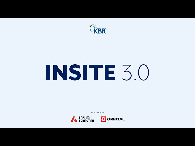 KBR INSITE 3.0 - Powered by Orbital