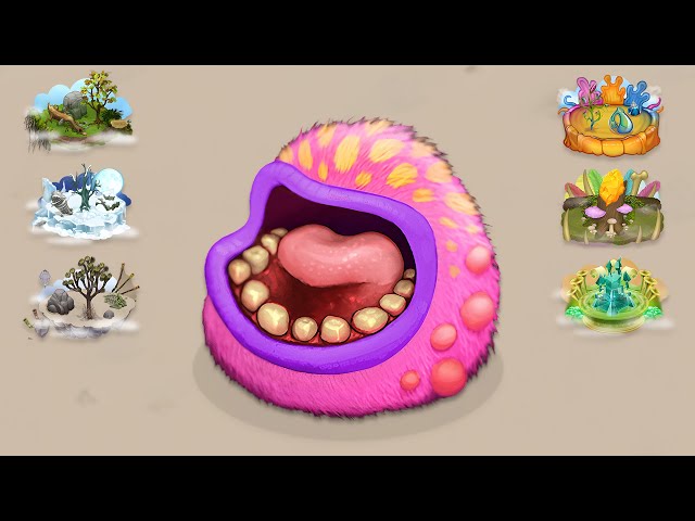 Maw - All Monster Sounds & Animations (My Singing Monsters)