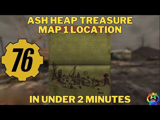 How to Find the Ash Heap Treasure Map 1 in #fallout76 #fallout76guide