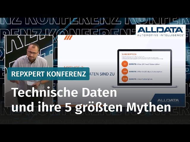 Technical data and its 5 biggest myths - ALLDATA / Schaeffler REPXPERT Conference
