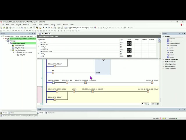 ODESYS [ TWO COLOR PLASTIC INJECTION MOULDING MACHINE PART-5 ] PROGRAMMING