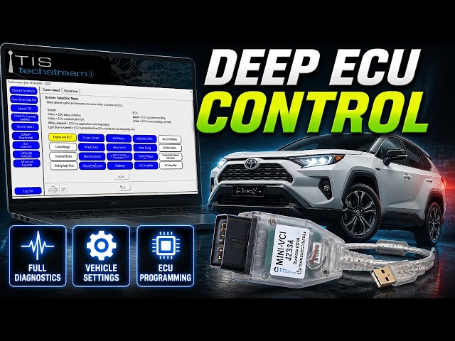 Toyota TechStream Mini VCI - Complete Vehicle Customization & Diagnostics Setup |