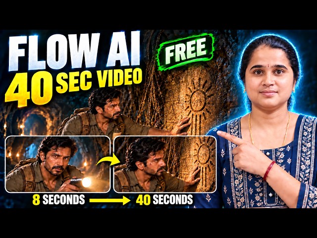 Google Flow AI New Update| Create 40 Seconds for FREE! | AI Videos Free