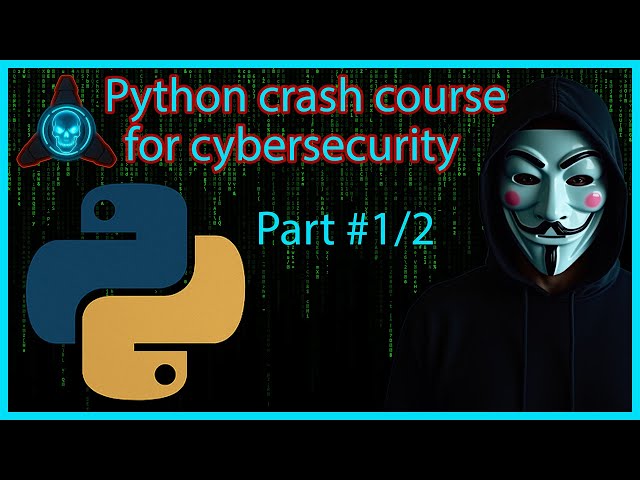 Python crash course for cybersecurity part 1/2 #python #pythonprogramming #pythonforbeginners