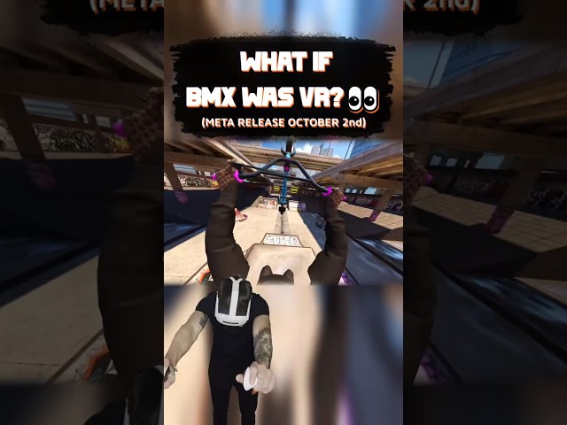 What if you could do BMX in VR? #vmxgame #vrgames #quest3 #bmx #bmxstreets