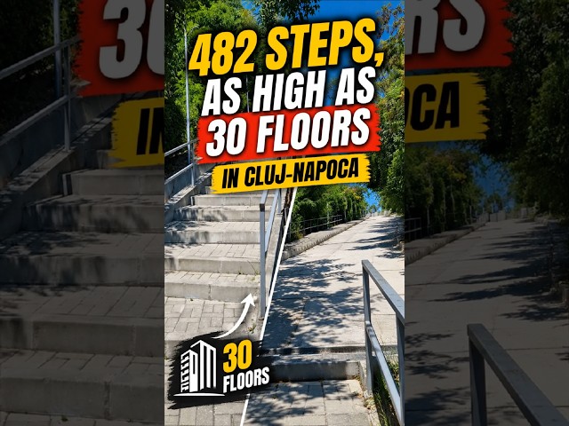 482 Steps... As High as 30 Floors! | Cluj-Napoca's New Stairway