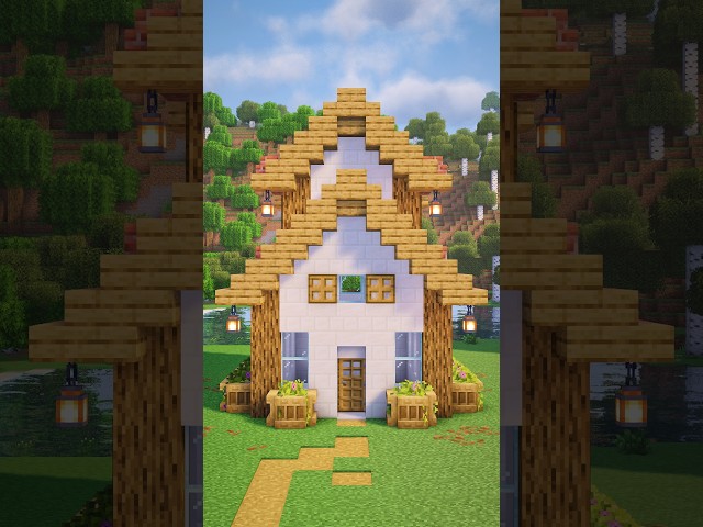 Minecraft Survival House Tutorial #shorts
