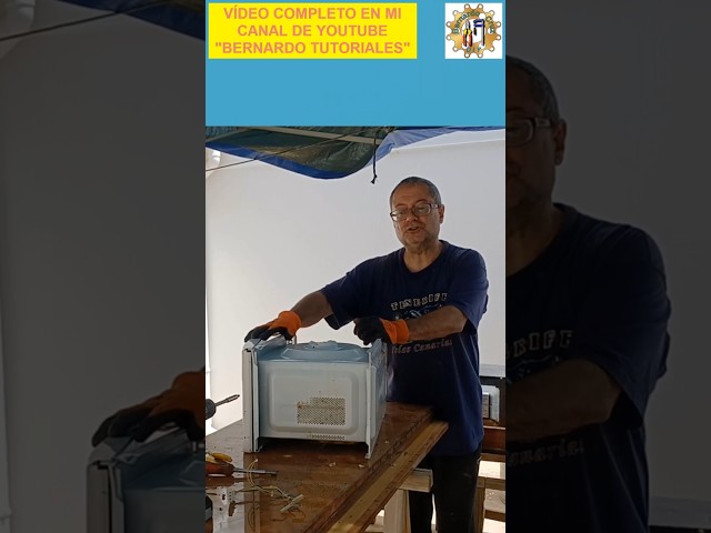 Microwave disassembled #short #bernardotutoriales #technology #robotics #microwave #tech