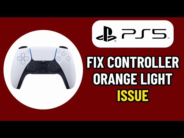 HOW TO FIX PS5 CONTROLLER ORANGE LIGHT ISSUE 2026! (EASY FIX)