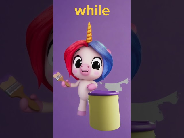 Kindergarten Sight Word: While | ABCmouse #learning #education #sightwordsforkids #kindergarten