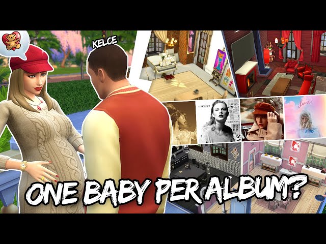 Taylor Swift & Travis Kelce HAVE A BABY in an Eras-Themed Mansion (Pt. 4) | Sims 4 Gameplay
