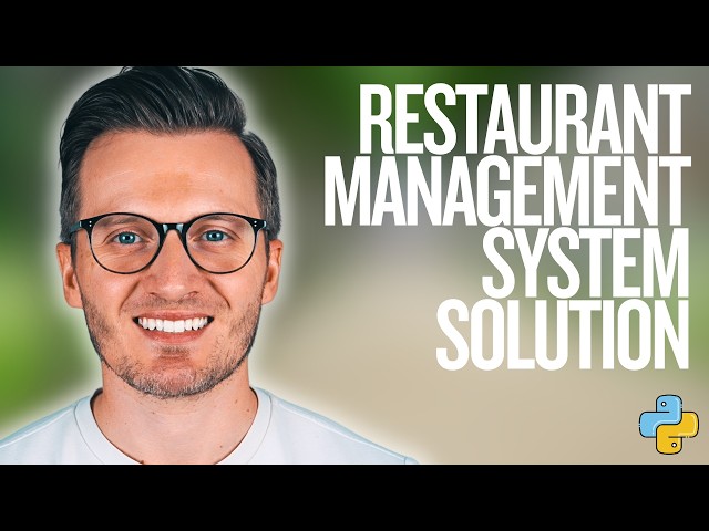 Python Day 166: Restaurant Management System Project Solution (Step by Step)