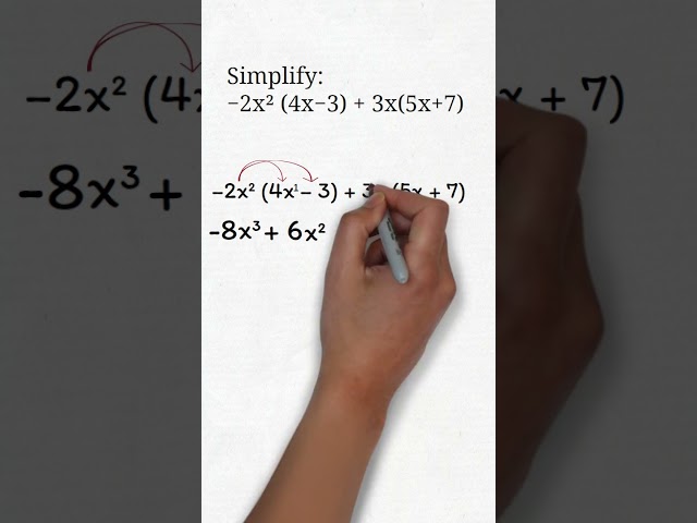 GED Math TEST PREP - Question 1 - Simplify Expression