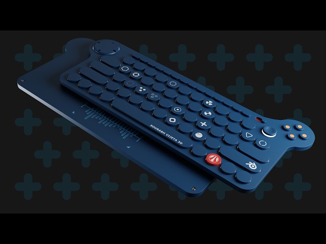How to model a Custom Keyboard In Blender