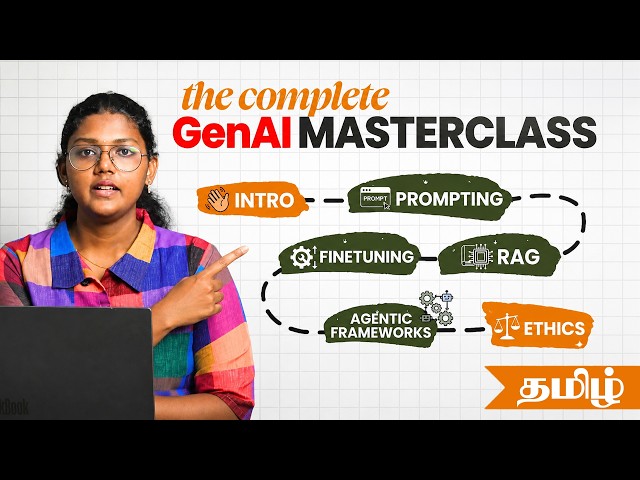 GenAI MasterClass for Beginners 2026 - Complete Course in தமிழ்