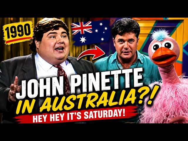 JOHN PINETTE IN AUSTRALIA?! 😂 | His 1990 Hey Hey It’s Saturday Appearance