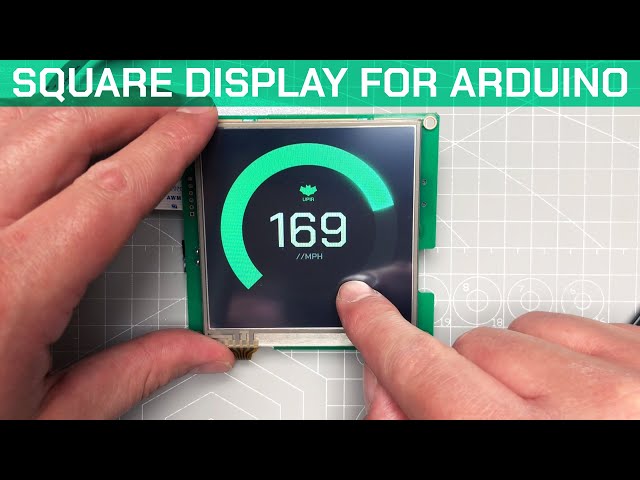 Cheap Square Display for Arduino? This 480x480 IPS DWIN Display for Arduino, esp32, microbit, stm32