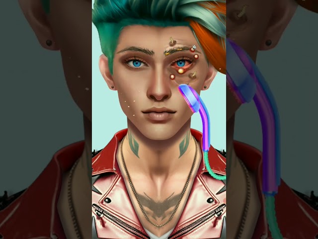 face treatment 😮💥 #shorts #viral #games #treatment #funny #gaming