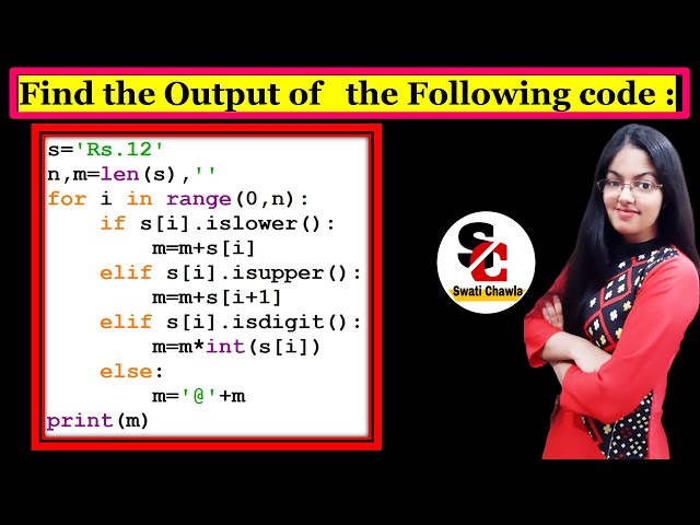 Output Based Question - 18 | Class 12 Computer Science Output Based Questions