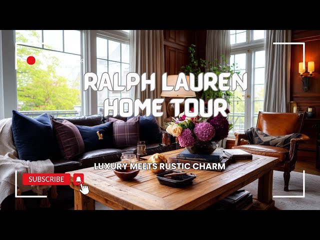 Ralph Lauren Home Tour: Luxe Rustic Charm, Timeless Elegance & Cozy Sophistication for Your Retreat