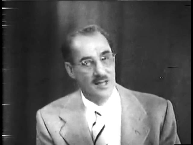 Groucho shares his views on Hungarians - Rare clip from You Bet Your Life (Dec 22, 1955)