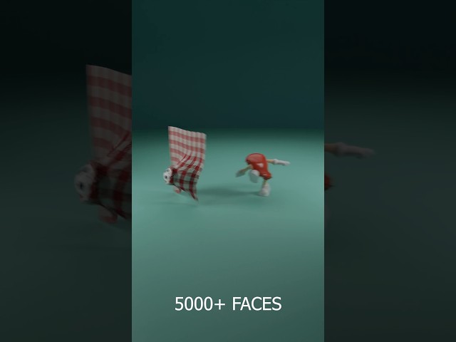 50000 Faces Vs Football - Blender 3D Animation Showcase #animation #blender3danimation #blender