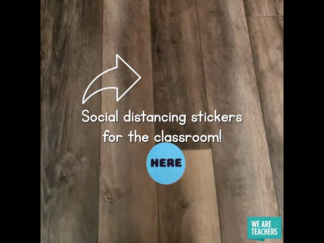 Classroom Freebies: Social Distancing Stickers and Healthy Habits Posters