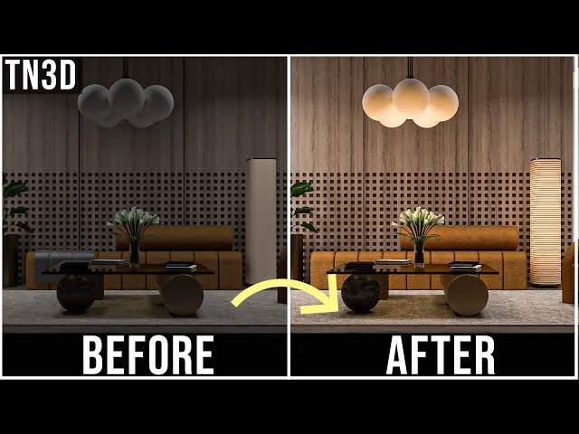 Vray 5 Sketchup Tutorial  | REALISTIC INTERIOR LIGHTING | Rendering Tips You should Know