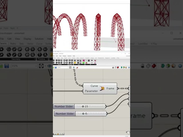 Grasshopper for Rhino Parametric Design Tutorial Lesson Architecture and #parametric #grasshopper
