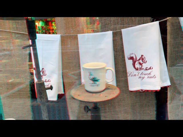 iPhone 15 Pro - Spatial 3D Stereoscopic Video - Sample IV - (Youtube 3D, Anaglyph SBS)
