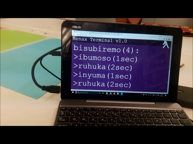 Benax, Intelligent Toy programmed in Kinyarwanda (Rwanda Native Language)