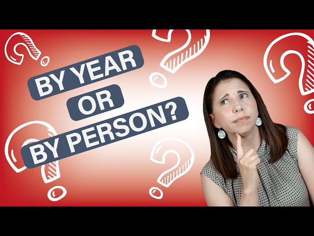 Should You Organise Photos by Year or by Person?