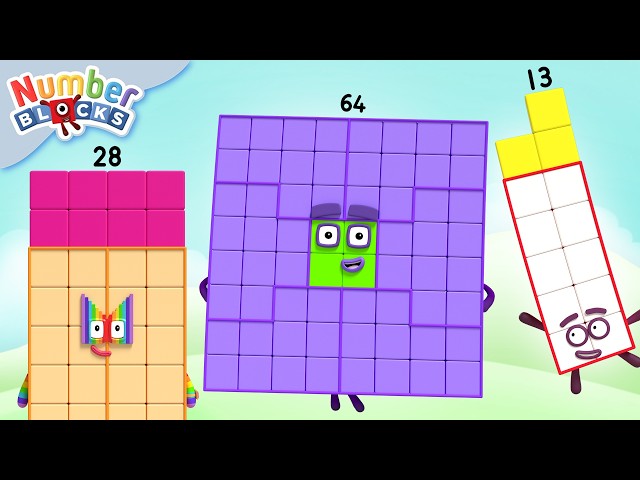 Random Numbers! Fun Math | Learn to Count for Kids | Numberblocks English