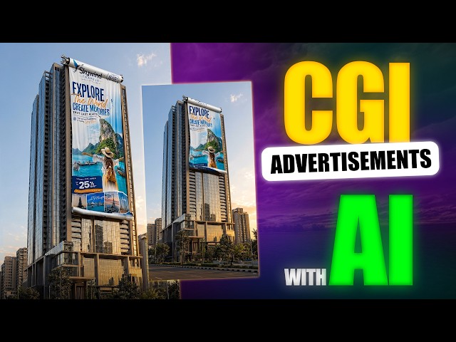 CGI Banner Unroll Ads using AI 🤩 Create AI Videos for Business and Shops 🚀 #ai #aivideo #business