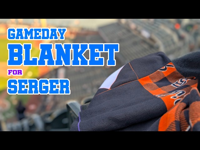 Make This Stadium Blanket, Master Your Serger: Step-by-step Sewalong