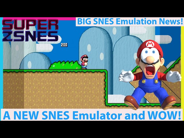 Super ZSNES is Out! A NEW GPU Driven SNES Emulator and its Wild