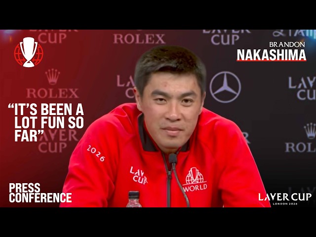 Brandon Nakashima Press Conference | Laver Cup 2026 Match 2