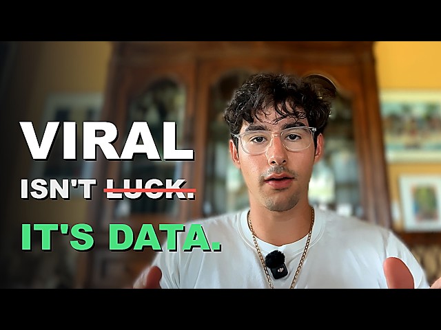 I made AI study 6,296 viral videos — going viral is a database problem